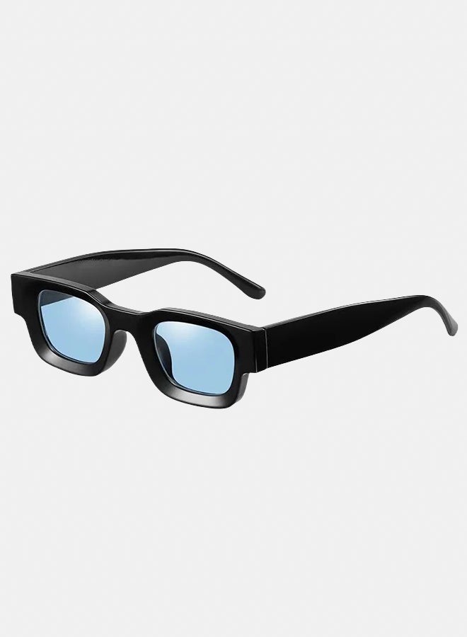 korico Dusk in Blue Full Rim Rectangle Sunglasses - Image 1